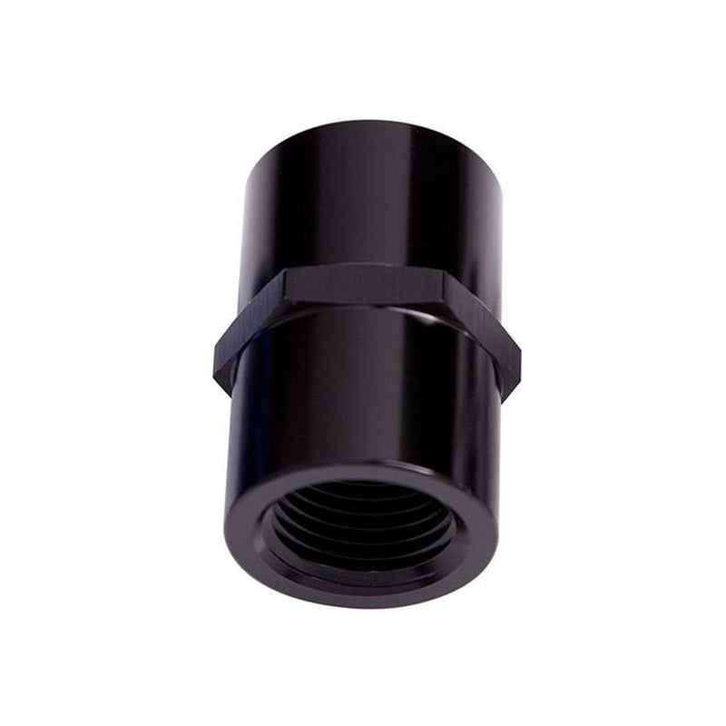 Aeroflow AF910-08BLK Female Coupler 1/2" Npt Black Female