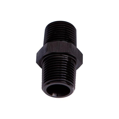 Aeroflow AF911-06BLK Male Coupler 3/8" Npt Black Male To