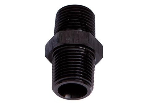 Aeroflow AF911-08BLK Male Coupler 1/2" Npt Black Male To