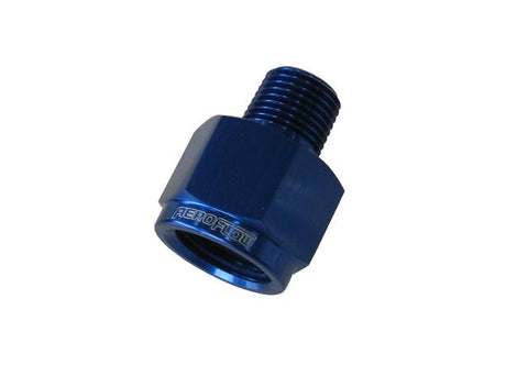 Aeroflow AF912-02-04 Npt Pipe Reducer Blue 1/8" Male To