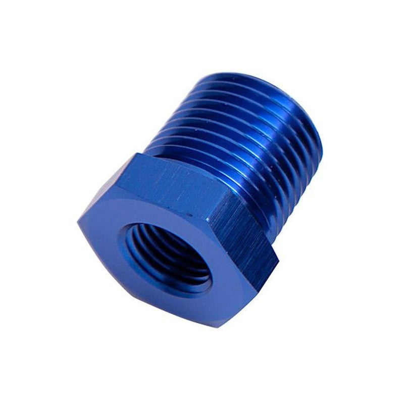 Aeroflow AF912-08-02 Npt Pipe Reducer 1/2" To 1/8" Blue