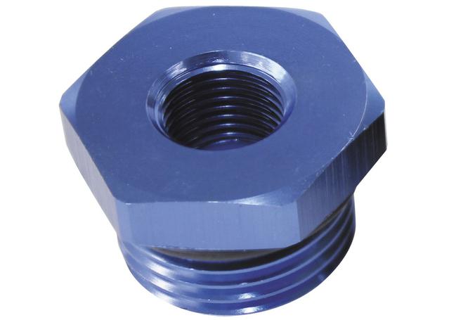 Aeroflow AF912-P08-02 -8ORB Port Reducer To 1/8" Npt Blue