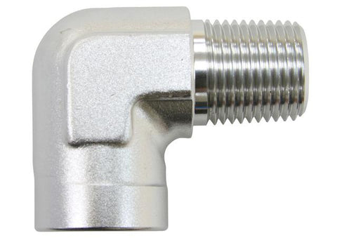 Aeroflow AF914-02S 90Deg Female - Male Elbow 1/8 Npt
