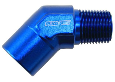 Aeroflow AF915-04 45Deg Female - Male Elbow 1/4 Npt