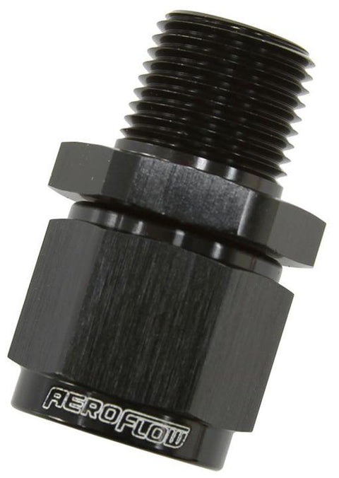 Aeroflow AF916-06-02BLK 1/8" Npt To -6AN Female Nut Black