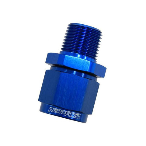 Aeroflow AF916-08-04 1/4" Npt To -8AN Female Nut Blue