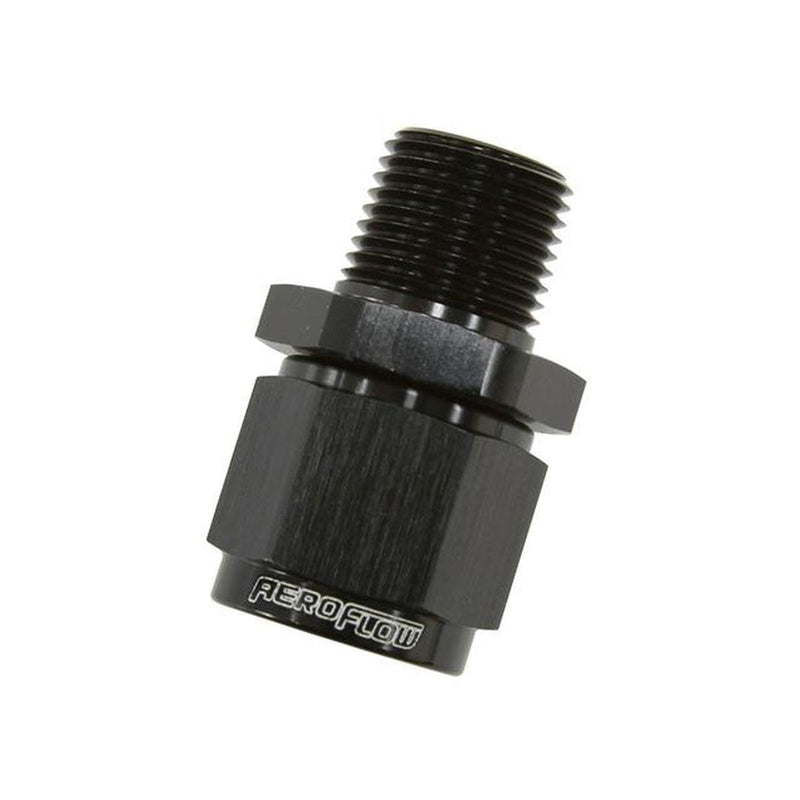 Aeroflow AF916-03-02BLK 1/8" Npt To -3AN Female Nut Black