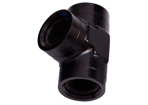 Aeroflow AF917-02BLK Female Pipe Tee 1/8" NPT Black