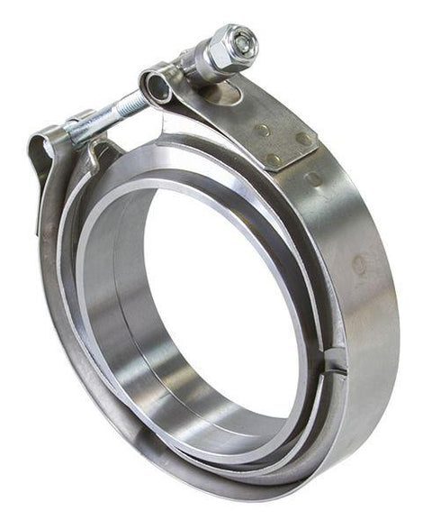 Aeroflow AF92-3500 3.5" V Band Clamp Kit 2 X Weldrings 1