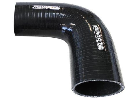 Aeroflow Silicone Hose Reducer 90 Deg Black I.D 1.00-.70"