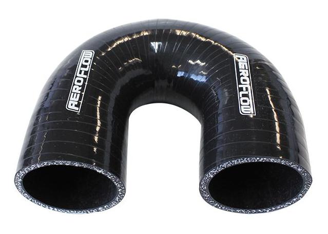 Aeroflow AF9206-100 Silicone Hose 180 Deg; Black I.D