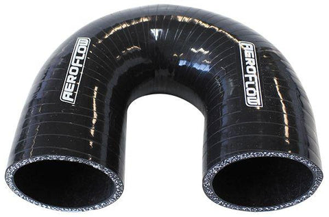 Aeroflow AF9206-300 Silicone Hose 180 Deg; Black I.D