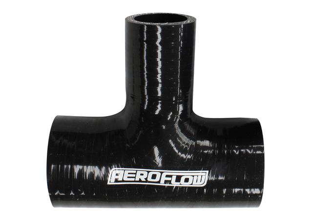Aeroflow Silicone T Piece 2-1/2" 63mm I.D x 1" 25mm Side