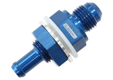 Aeroflow AF927-06-06 -6AN Bulkhead Fitting With 3/8 Barb