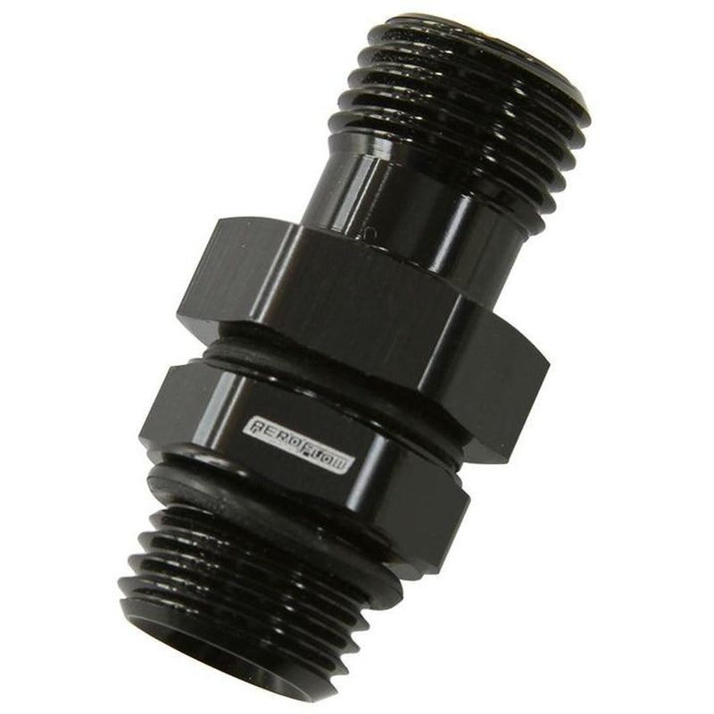 Aeroflow AF929-06BLK -6ORB Swivel Male To Male Black