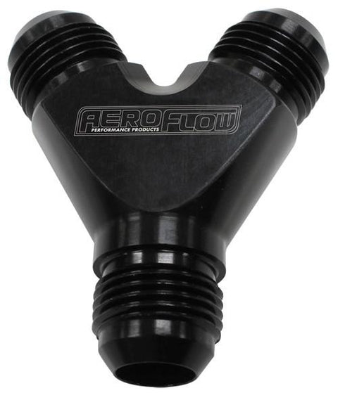 Aeroflow AF930-10-10BLK Y Block -10AN Black 3x -10an