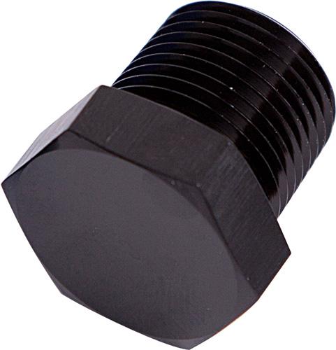 Aeroflow AF933-12BLK Npt Hex Head Plug 3/4" Npt Black