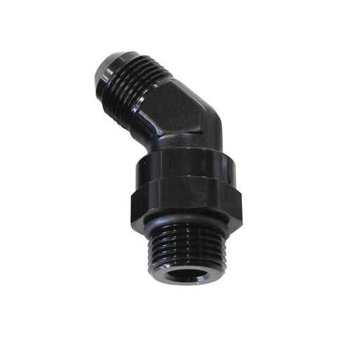 Aeroflow AF945-10BLK Male -10ORB 45 To -10AN Male Black