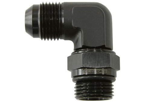 Aeroflow AF949-10BLK Male -10ORB 90 To -10AN Male Black
