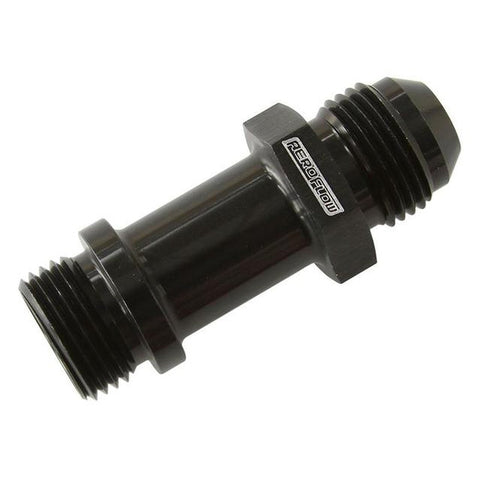 Aeroflow AF953-06BLK -6ORB To Male -6AN Extension Black
