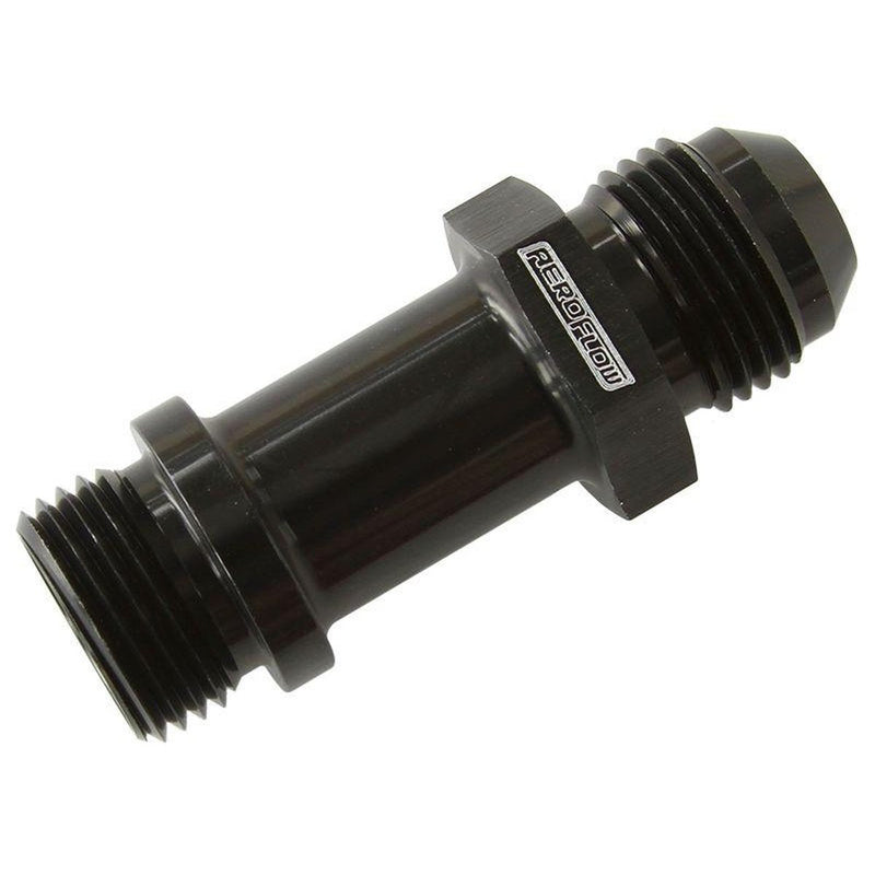 Aeroflow AF953-08BLK -8ORB To Male -8AN Extension Black