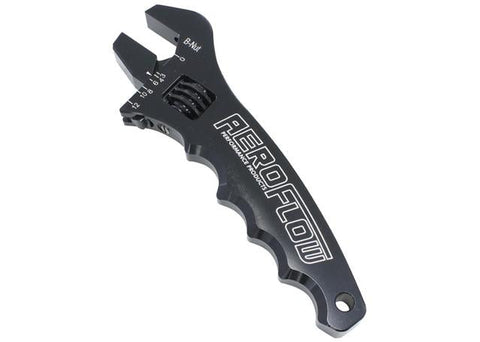 Aeroflow AF98-2003BLK Adjustable Grip Hose Black -3AN To