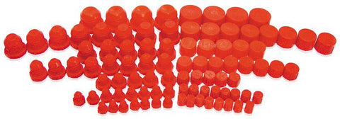 Aeroflow AF98-2025 Plastic Dust Cap & Plug 96Pce Assorted