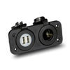 Aerpro Car Charger DC Dual USB & DC Power Socket Panel