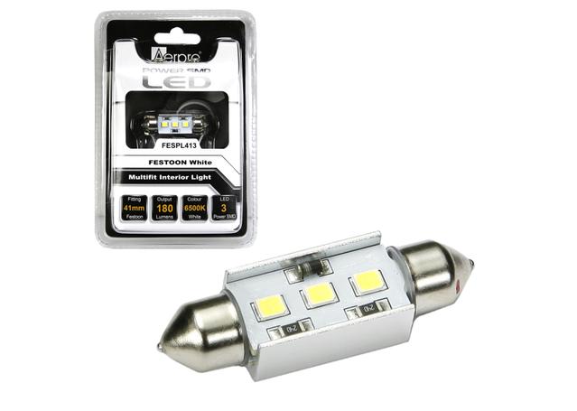 Aerpro Festoon Globe SMD LED x6 41m White FESPL413