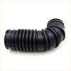 Black ribbed rubber air intake hose for toyota hilux revo 2015-2022 shown from the back side
