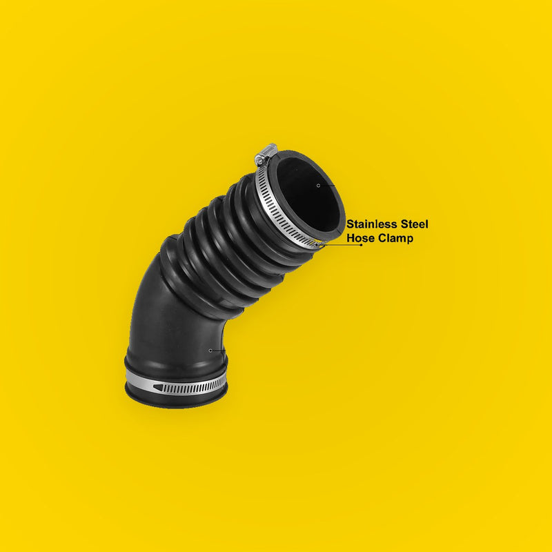 Air Cleaner Intake Hose Tube with Clamps for Toyota Pickup L4 2.4L (1984-1988)