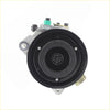 Black and silver air con compressor with green cap and metal fittings for Chrysler Voyager RG 3.3L petrol EGA
