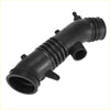 Black rubber air intake hose with ribbed sections and molded fittings for toyota 4runner tacoma 1998-2000