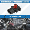 Black plastic air intake map pressure sensor with red cap and connector for toyota and daihatsu 4wd ute offroad use