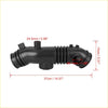 Black rubber air intake tube hose with ribbed section and multiple ports for 1996-1999 toyota 4runner