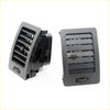 Black plastic air vent grille for toyota hilux 2004-2015 with horizontal slats and adjustable control knobs