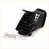 Black plastic air vent trim with grid design and molded edges for toyota hilux sr5 2004-2016 center console
