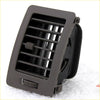 Dark gray plastic air vent trim for toyota hilux 2004-2016 with horizontal slats and textured airflow control knob