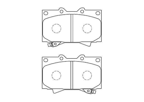 Aisin Brake Pad Set Front A1N005
