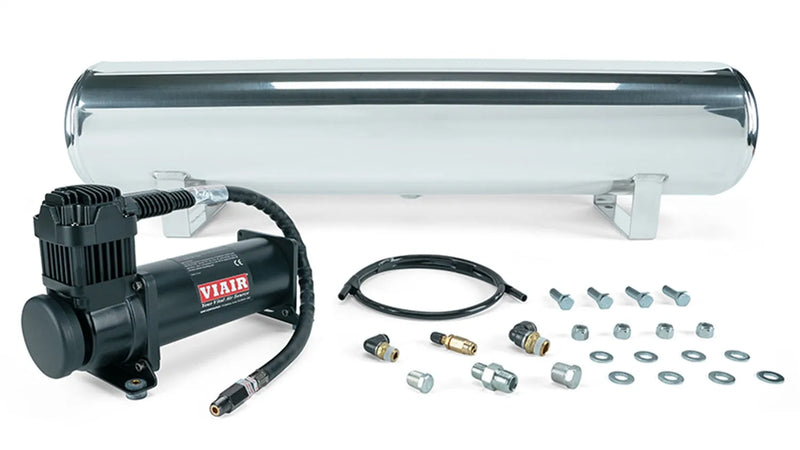 Air Lift 27806 4 Gal. Polished Tank w/ Viair 444b Blk