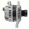 Gray metallic 12v 160a alternator with black ribbed shaft and cooling fins for dodge journey 2.4l l4 2009-2020