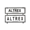 Altrex Number Plate Cover 6 Figure Silver Carbon Fibre