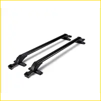 Black aluminium roof rack cross bars with sleek modern design fit for holden rodeo dx ra series 03-08 dual cab