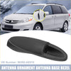 Black plastic antenna base bezel for toyota sienna 2004-2010 shown from the back side for easy installation