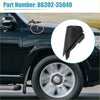 Black plastic side mirror cover for Toyota 4Runner with part number 86392-35040 shown from the back side
