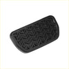 Black rubber anti slip brake pedal cover with textured geometric pattern for toyota rav4 2013-2023