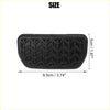 Black rubber anti-slip brake pedal cover with textured chevron pattern for toyota rav4 2013-2023