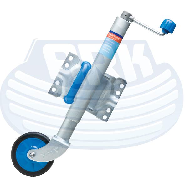 Ark 10in Standard Jockey Wheel U-Bolt/Swivel JWN10SU
