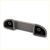 Gray metal armrest handle with rounded ends and mounting holes for mazda bravo b2000 b2200 b2600 1987-2006 lh side