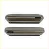 Gray textured armrest covers with a sleek modern design perfect for protecting and upgrading your car interior